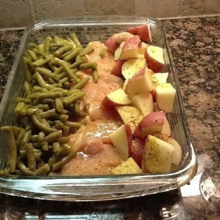 Chicken, Green Beans, and Potatoes
