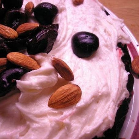 vegan chocolate cherry cake