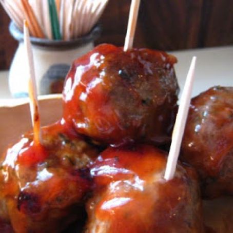 Bourbon Whiskey Meatballs