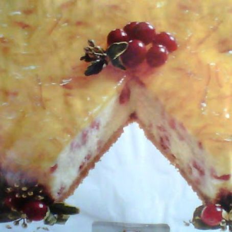 Cranberry Orange Cheesecake
