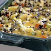 Cheesy Chicken and Wild Rice Casserole