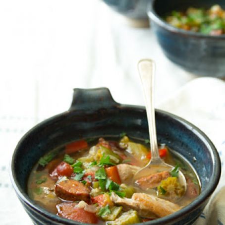 Slow-Cooker Chicken Gumbo