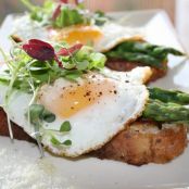 Parmesan Eggs & Asparagus