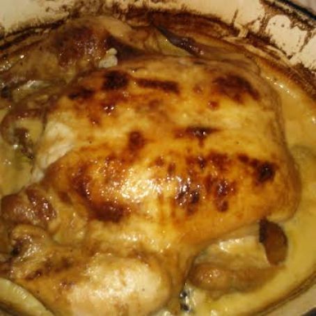 Coconut Milk & Lemon Grass Braised Whole Chicken