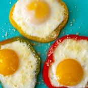 Bell Pepper Egg Flowers