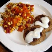 Salmon Sliders with Citrus Yogurt Sauce