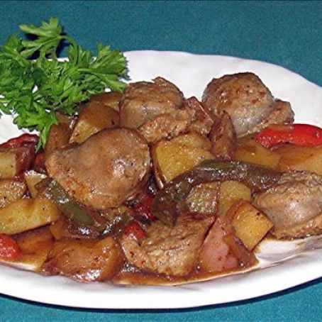 Sausage, Peppers and Potatoes