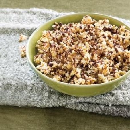 CARAMEL AND CHOCOLATE POPCORN