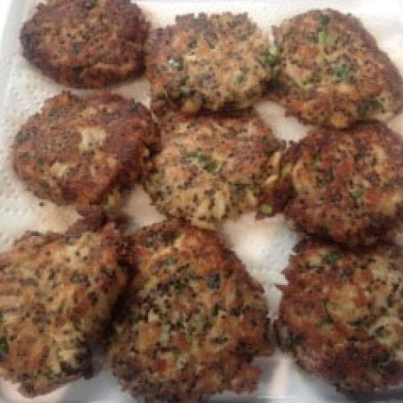 Black Quinoa Crab Cakes