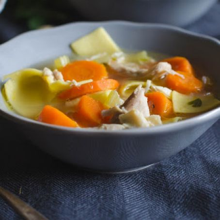 Homestyle Chicken Noodle Soup Recipe | Yummly