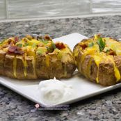 Bloomin’ Loaded Baked Potatoes
