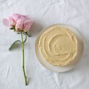 Almond Butter Cake with Salted Caramel Icing