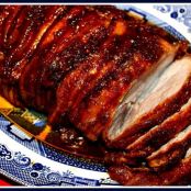 Bacon Wrapped Maple Glazed Pork Loin