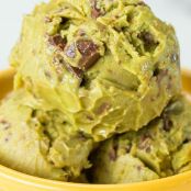 Mint Chip Avocado Ice Cream