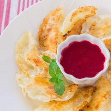 Banana Cheesecake Pot Stickers