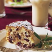 Pear and Dried Cherry Frangipane Cake