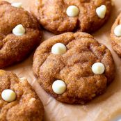 White Chocolate Pumpkin Snickerdoodles