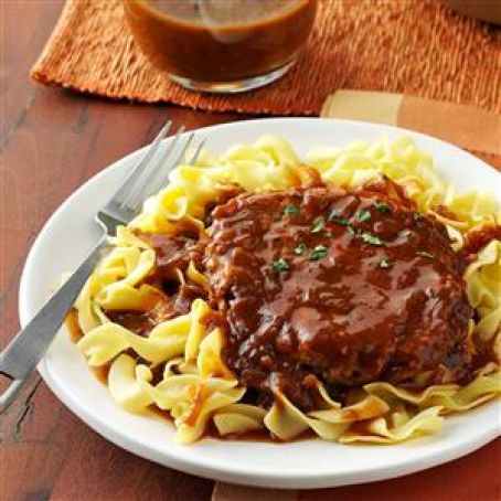 Salisbury Steak with Onion Gravy Recipe