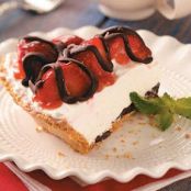 Strawberries & Cream Pie