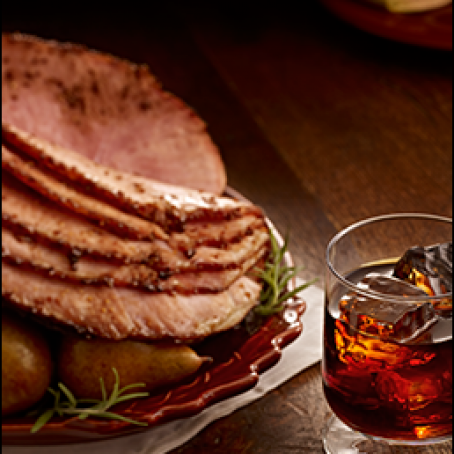 HAM*****Dulce de Leche-Glazed Ham