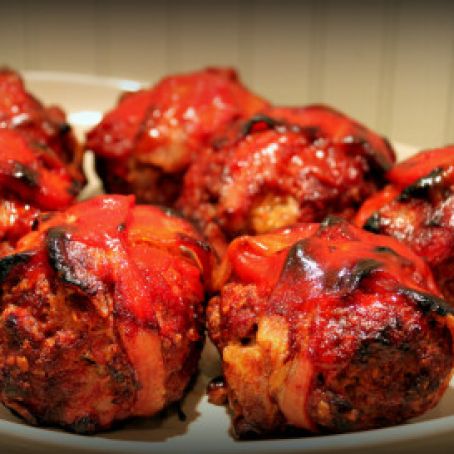 Grilled Bacon-Wrapped Beer Cheese-Stuffed Meatloaf