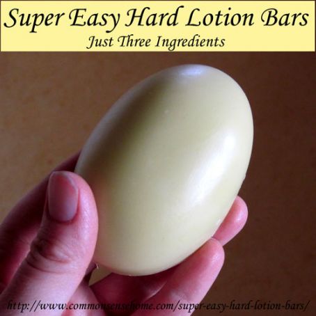 Hard Lotion Bar Recipe