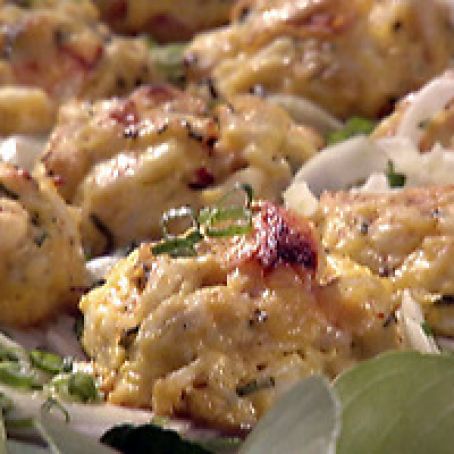 Crab Cakes Chiarello with Shaved Fennel Salad
