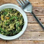 Herbed Couscous with Arugula and Pistachios
