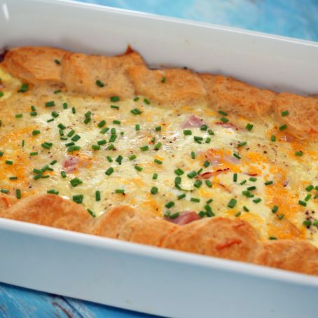 Ham Biscuit Casserole