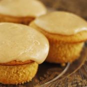 Brown-Sugar Pound Cupcakes With Brown-Butter Glaze