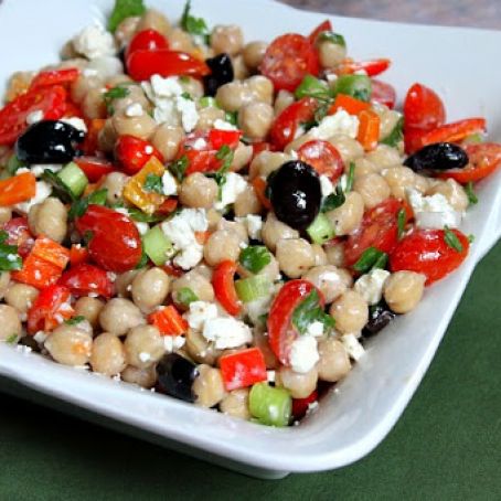Chickpea Salad, Mediterranean