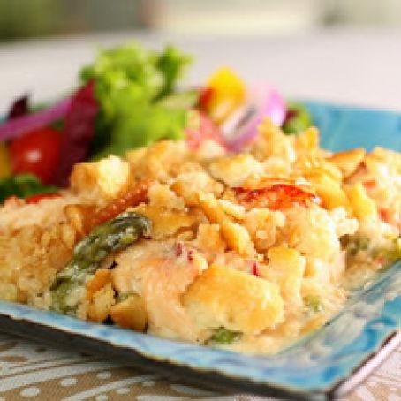 Kimberly's Simply Southern Captain Jim's Lobster Casserole