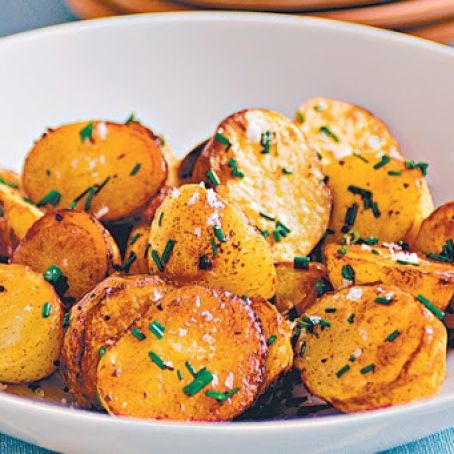 Roasted aioli potatoes