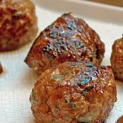 Korean Spicy Pork Meatballs