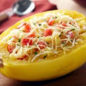 Cheesy spagetti Squash