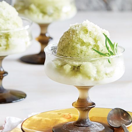 Herbed Apple Granita