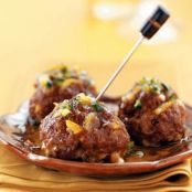 Tapas Meatballs with Orange Glaze Recipe