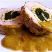 Stuffed turkey breast (with frittata)