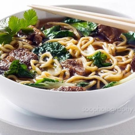 Easy Beef and Noodle Soup