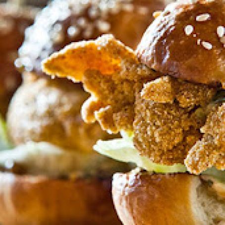 Little Oyster Sandwiches