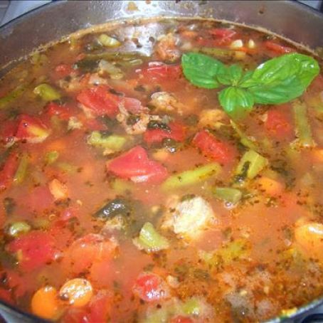 Sweet Italian Sausage Soup
