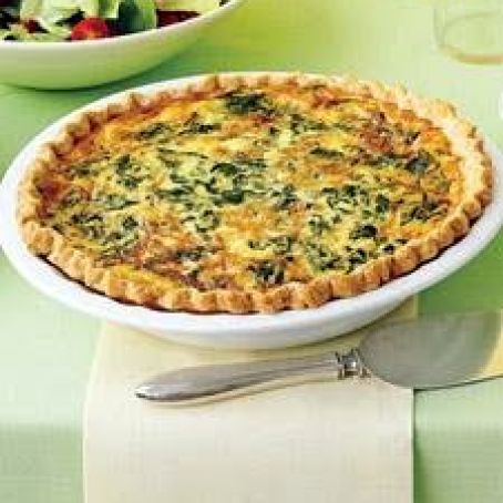 Spinach and Gruyere Quiches