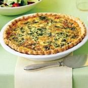 Spinach and Gruyere Quiches