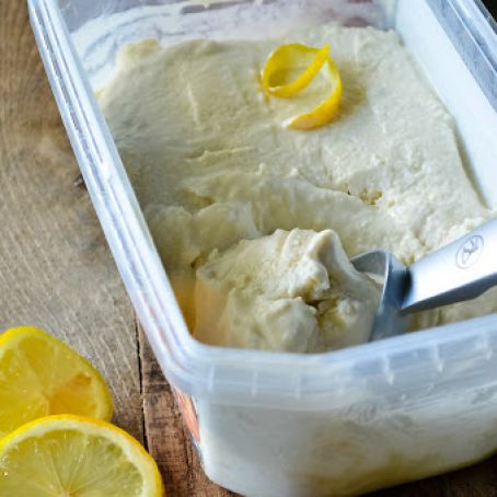 ice cream - lemon meringue pie ice cream (dairy free)