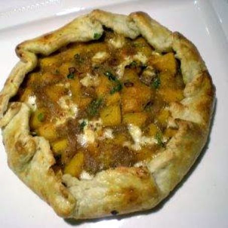 Butternut Squash and Caramelized Onion Galette