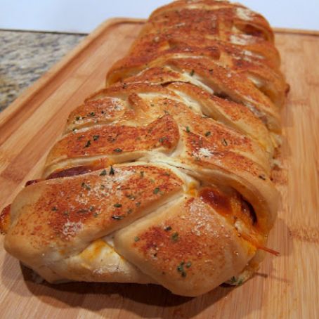 Braided Spaghetti Bread