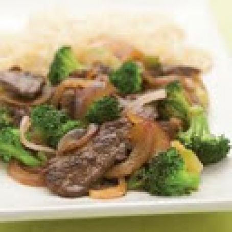 Stir-fry with Linguine, Beef and Vegetables (diabetic)