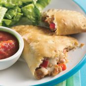 Cheesy Sausage Calzones