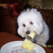 Peanut Butter and Banana Cake for Cotton