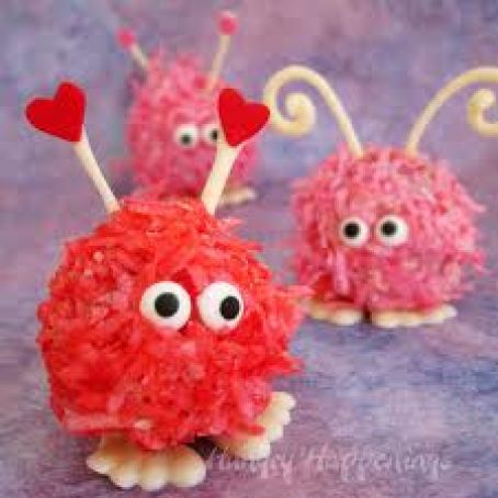 Little red Monsters w/eyes